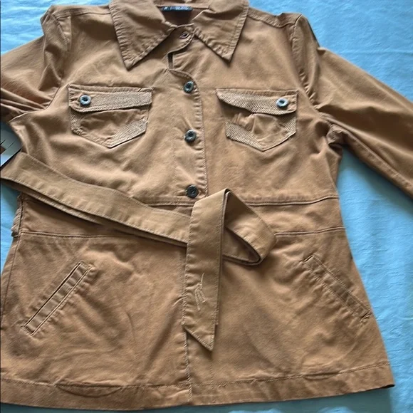 PZI Rare Vintage Women's Safari Jacket With Pockets Size Medium - Picture 7 of 11